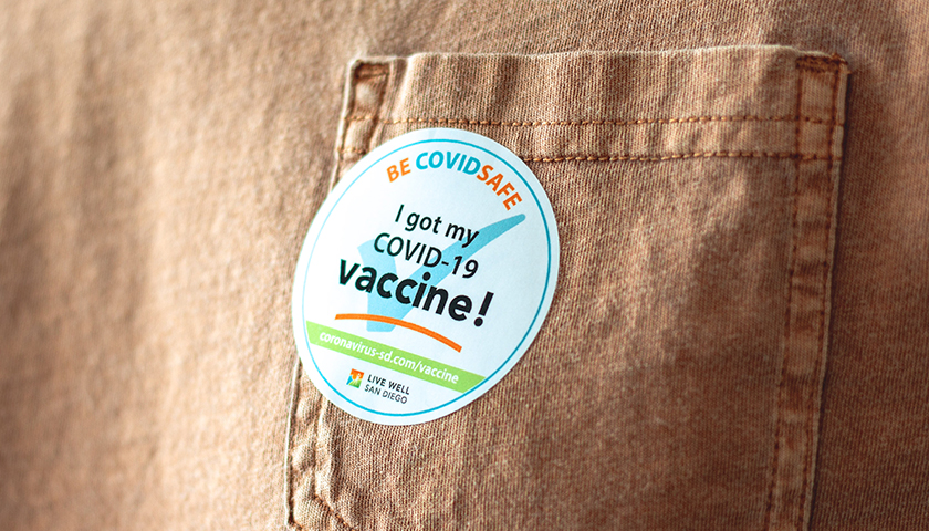 COVID Vaccine sticker