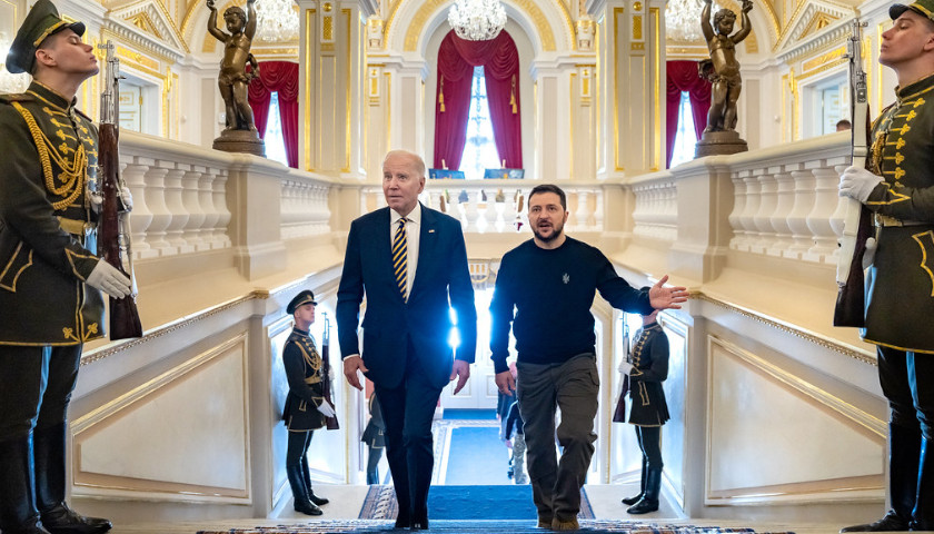 Joe Biden and Vladimir Zelensky