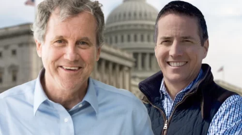 Sherrod Brown and Bernie Moreno